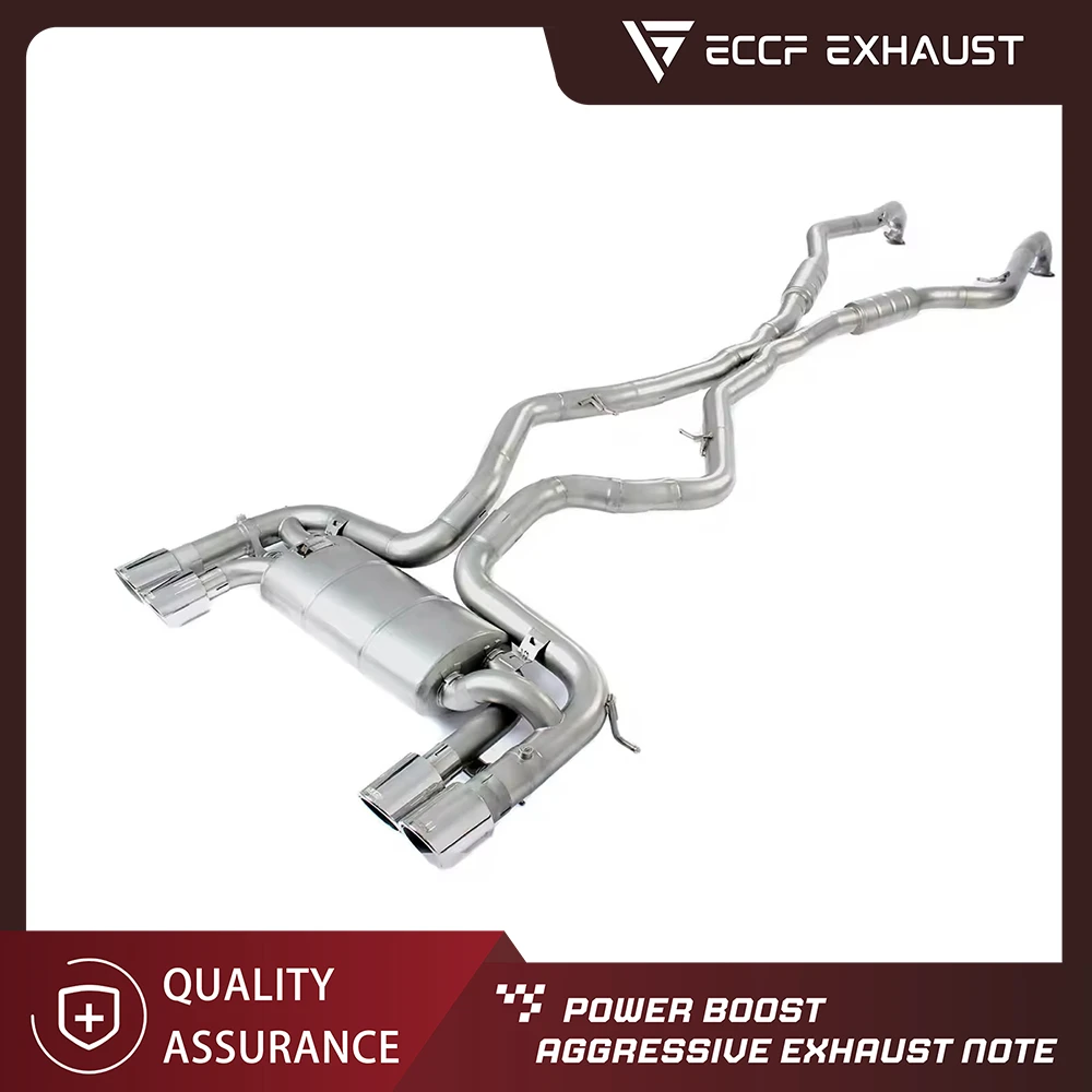 Sporty Exhaust Sound ECCF Catback Exhaust for BMW X5M E70 X6M E71 S63 4.4T Performance Upgrade Easy Installation
Sporty Exhaust Sound ECCF Catback Exhaust for BMW X5M E70 X6M E71 S63 4.4T Performance Upgrade Easy Installation