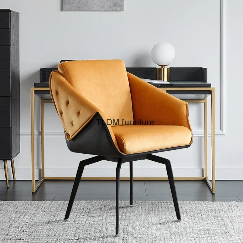 Floor Individual Accent Living Room Chairs Lounges Dining Makeup Design Computer Chair Nordic Muebles Home Furniture YX50LC
Floor Individual Accent Living Room Chairs Lounges Dining Makeup Design Computer Chair Nordic Muebles Home Furniture YX50LC