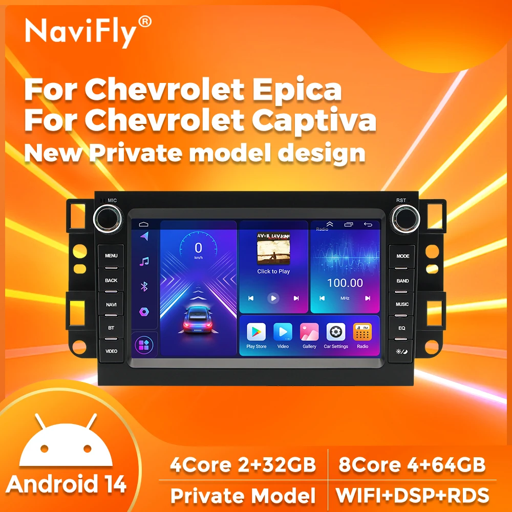 NAVIFLY 7" New Private Model Design Multimedia Player Wireless CarPlay Auto For Chevrolet Epica Captiva GPS Car Radio BT4.0 WIFI
NAVIFLY 7" New Private Model Design Multimedia Player Wireless CarPlay Auto For Chevrolet Epica Captiva GPS Car Radio BT4.0 WIFI