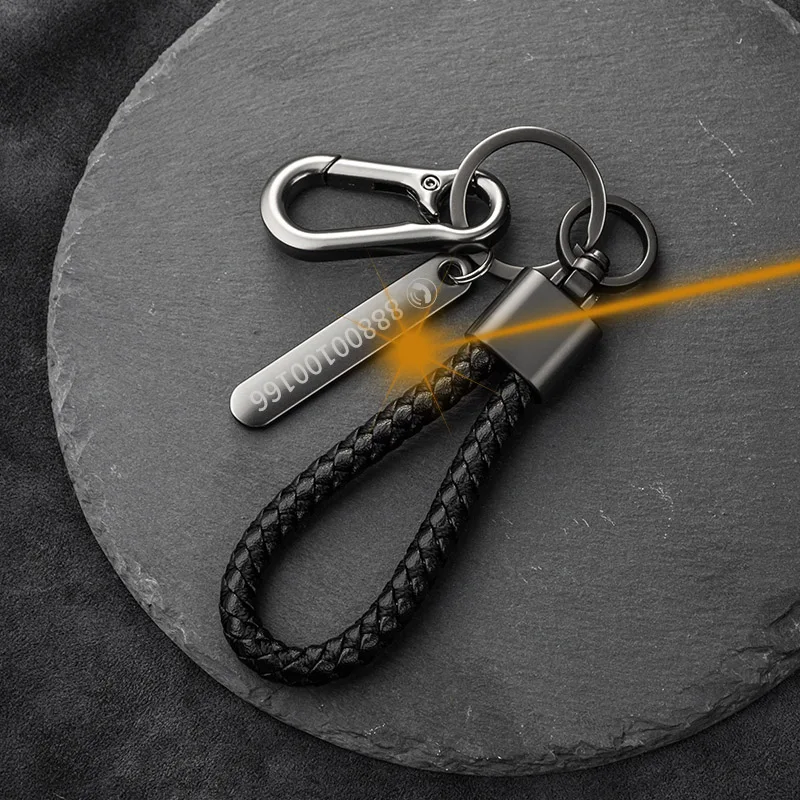 Custom Keychain Woven Leather Car Key Ring Men Women Rope Key Chain Waist Key Chain Charm Hey Holder Gift Father's Day
Custom Keychain Woven Leather Car Key Ring Men Women Rope Key Chain Waist Key Chain Charm Hey Holder Gift Father's Day
