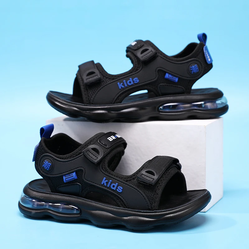 A pair of children's summer open-toe sandals, air-cushioned shock-absorbing and rebound outdoor beach shoes, sizes 32-42,TL-1921
A pair of children's summer open-toe sandals, air-cushioned shock-absorbing and rebound outdoor beach shoes, sizes 32-42,TL-1921