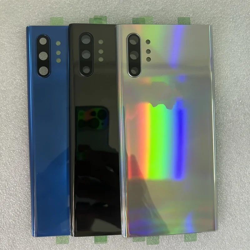 Задняя крышка аккумулятора для Samsung Galaxy Note10 N970F/ Note 10 Plus N975F, стеклянная панель, задняя крышка корпуса, объектив камеры
Задняя крышка аккумулятора для Samsung Galaxy Note10 N970F/ Note 10 Plus N975F, стеклянная панель, задняя крышка корпуса, объектив камеры