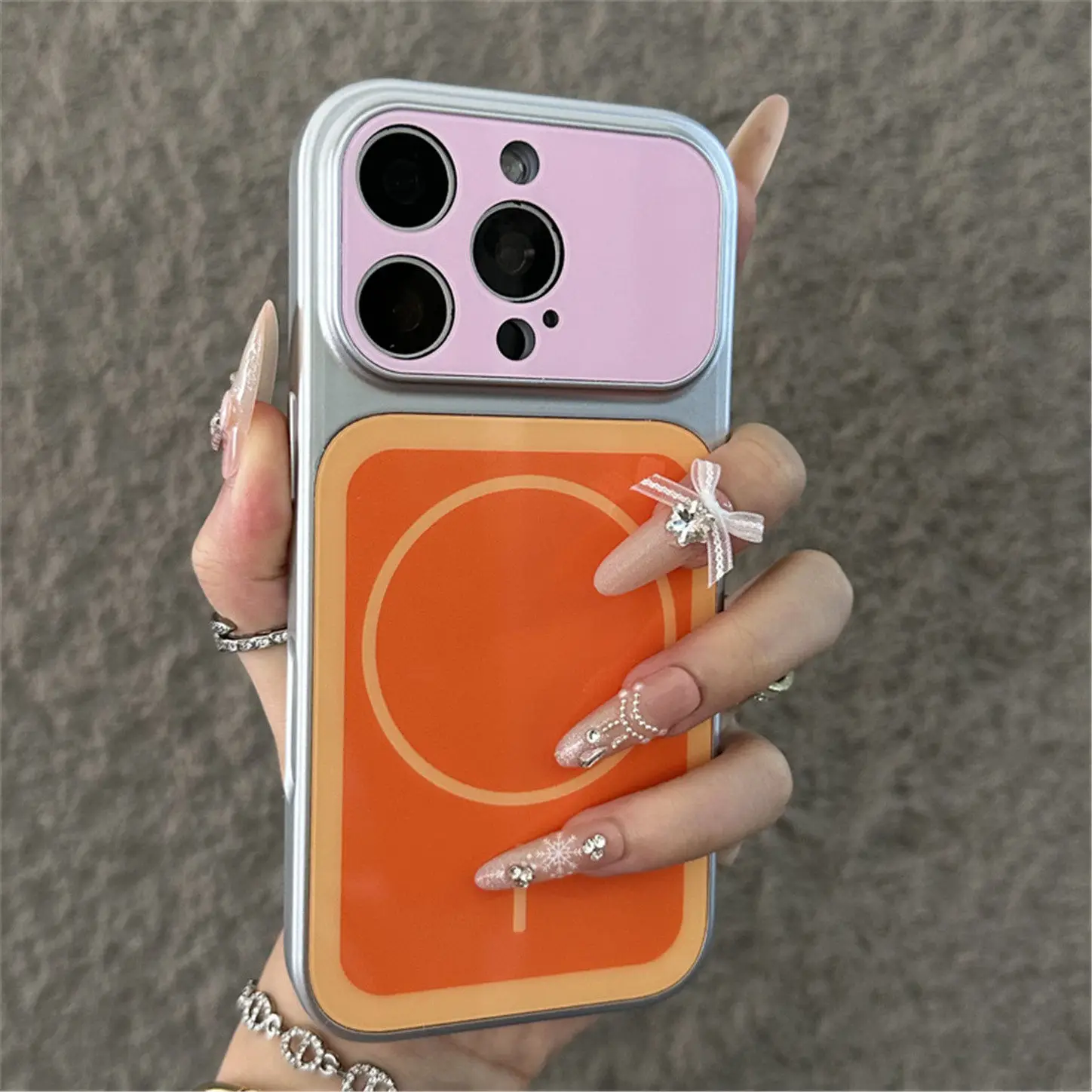 2026 New Dopamine Color Blocking for Magsafe Case for iPhone 15 16 17 Pro Max 17Pro Bumper Big Window Camera Protection Cover
2026 New Dopamine Color Blocking for Magsafe Case for iPhone 15 16 17 Pro Max 17Pro Bumper Big Window Camera Protection Cover 