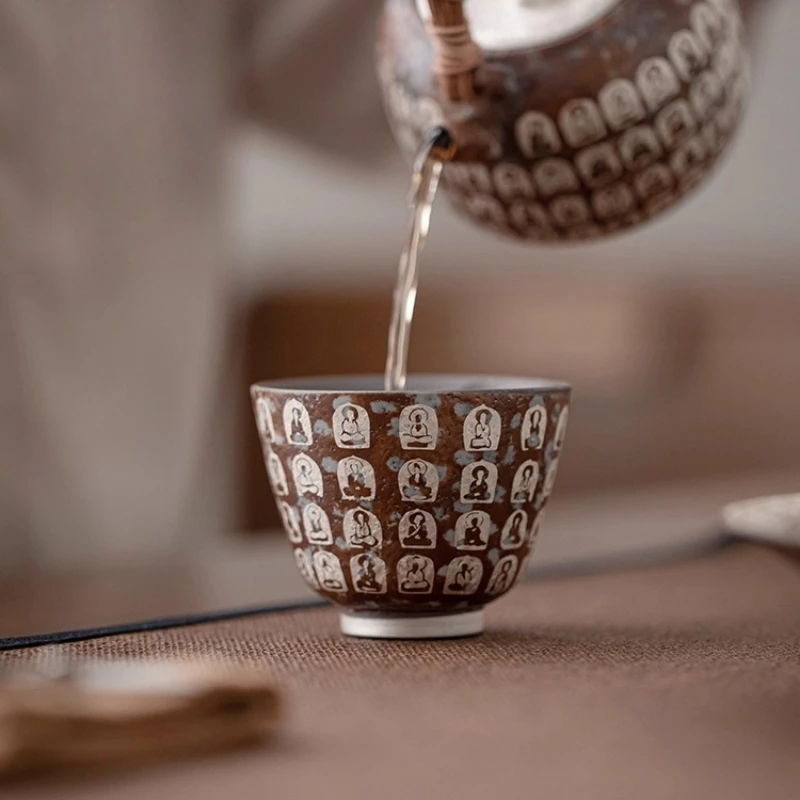 Ручная работа, старый рок, грязевой Гайвань, роскошный позолоченный серебряный Будда, чай, крышка для заваривания чая, чаша, чайные предметы, аксессуары, ремесло
Ручная работа, старый рок, грязевой Гайвань, роскошный позолоченный серебряный Будда, чай, крышка для заваривания чая, чаша, чайные предметы, аксессуары, ремесло