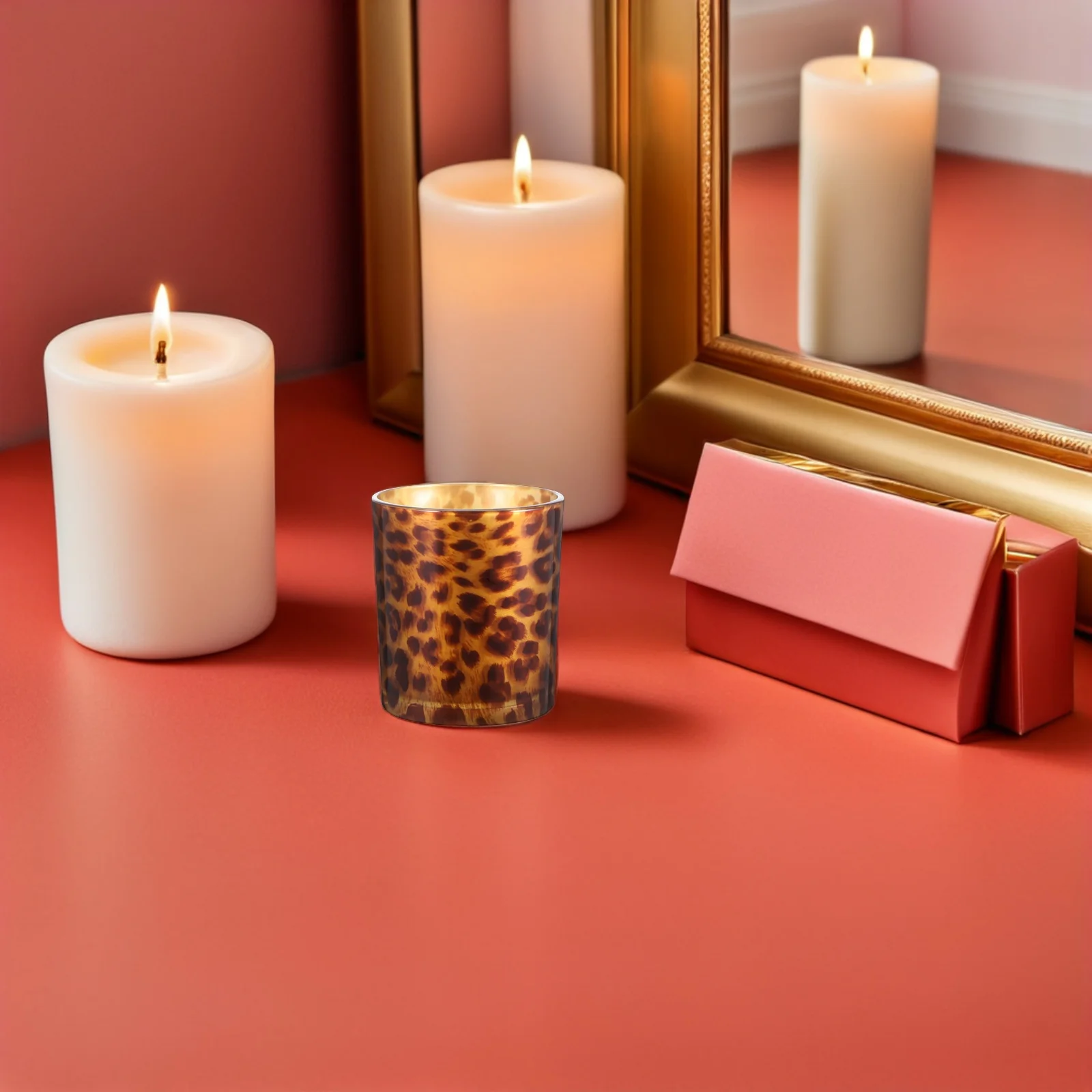 2Pcs Glass Holder Cup Animal Print Tealight Votive Holders for Holiday Centerpieces Valentine Party Decorative Tea Light
2Pcs Glass Holder Cup Animal Print Tealight Votive Holders for Holiday Centerpieces Valentine Party Decorative Tea Light