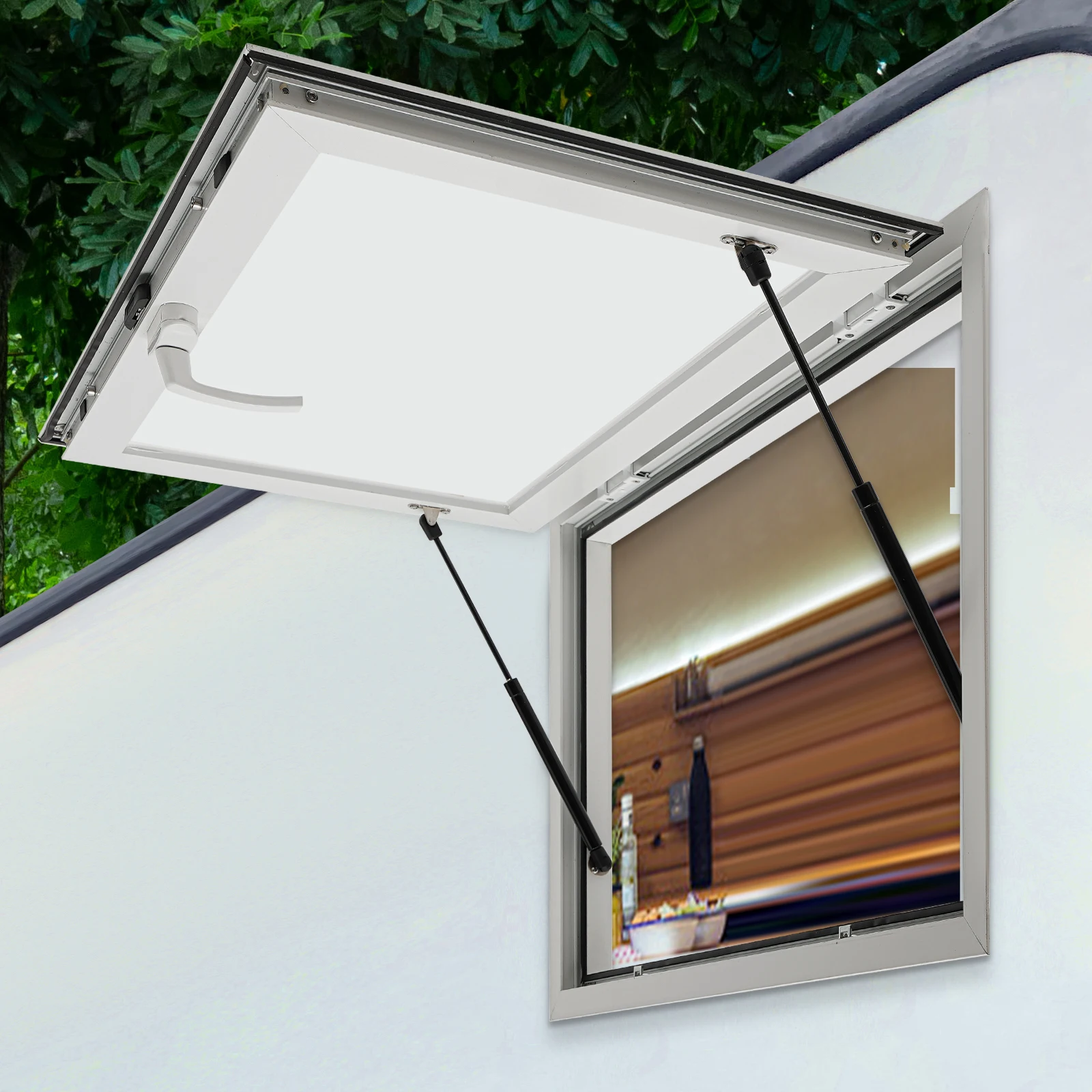 Concession Window, 50x30 inch Aluminum Alloy Food Truck Window Concession Stand Window Concession Awning Door Up to 80 Degrees
Concession Window, 50x30 inch Aluminum Alloy Food Truck Window Concession Stand Window Concession Awning Door Up to 80 Degrees
