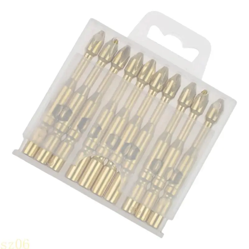 Q2Q4 10Pcs Crossing Head Screwdriver Bits 5mm/6mm Electric Screw Driver Drill Bit Crossing Screwdriver Bit
Q2Q4 10Pcs Crossing Head Screwdriver Bits 5mm/6mm Electric Screw Driver Drill Bit Crossing Screwdriver Bit