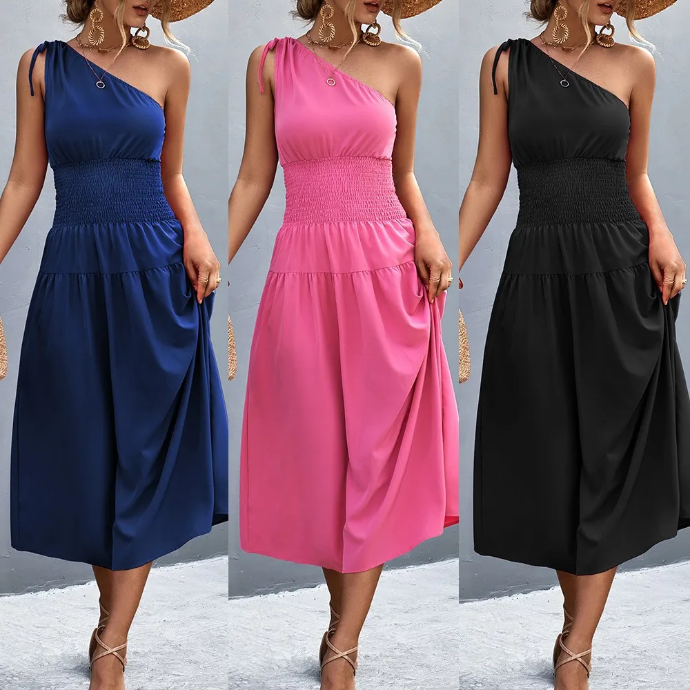 Summer Sleeveless Asymmetrical Tie Flowy Dress Dresses Spring Summer Jumpsuit Playsuit Overall Evening Dress Matching Set
Summer Sleeveless Asymmetrical Tie Flowy Dress Dresses Spring Summer Jumpsuit Playsuit Overall Evening Dress Matching Set
