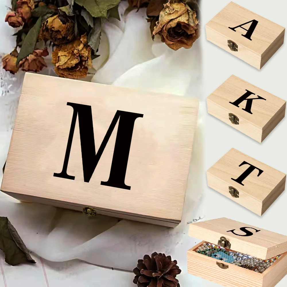 High Quality Wooden Storage Box Key Small Item Storage Case Desktop Product Display Box Black Letter Pattern Ideal Gifts
High Quality Wooden Storage Box Key Small Item Storage Case Desktop Product Display Box Black Letter Pattern Ideal Gifts
