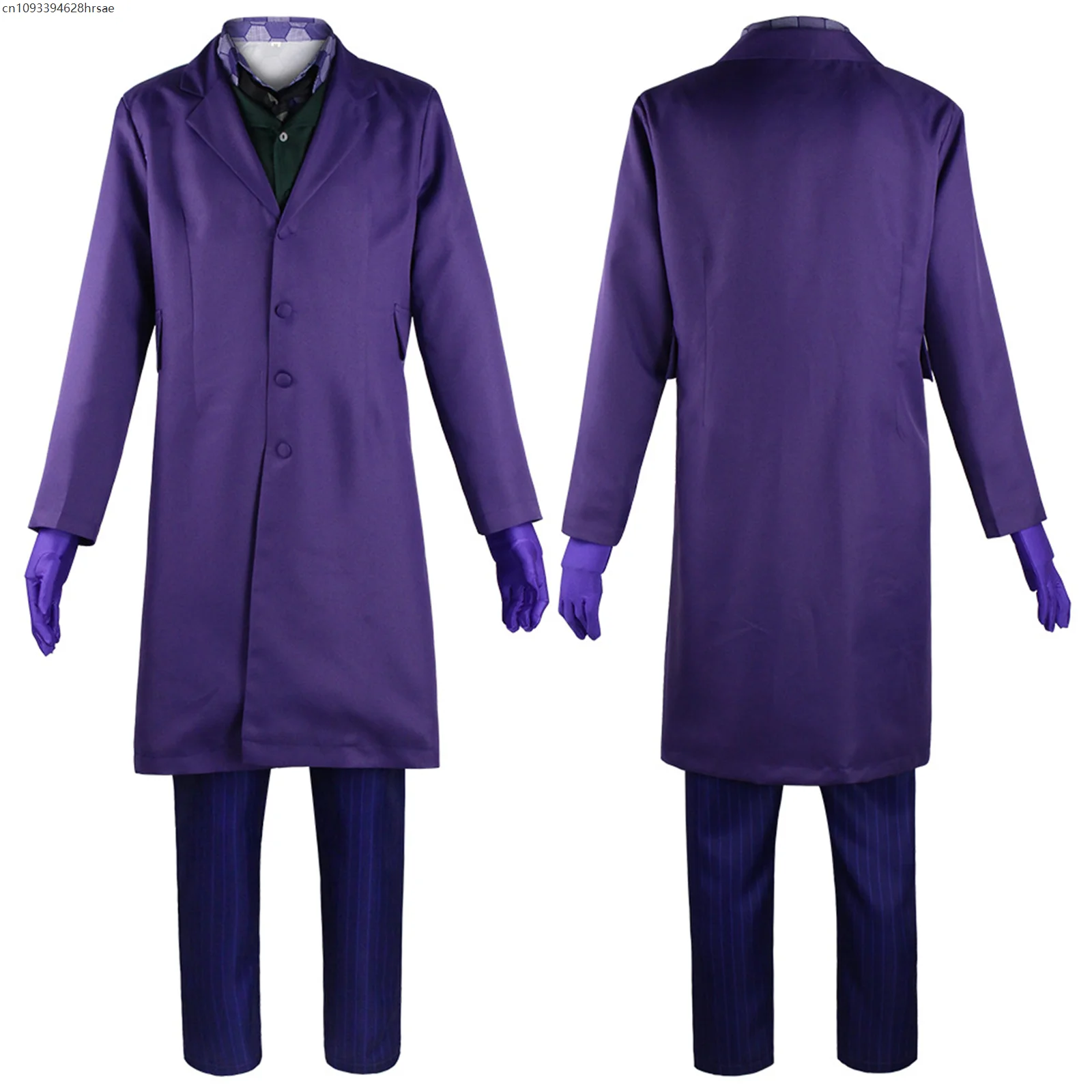 Movie Cosplay Costume Purple Jacket Suit Dark Cos Knight Joker Outfit Halloween Party Uniform for Adult children
Movie Cosplay Costume Purple Jacket Suit Dark Cos Knight Joker Outfit Halloween Party Uniform for Adult children