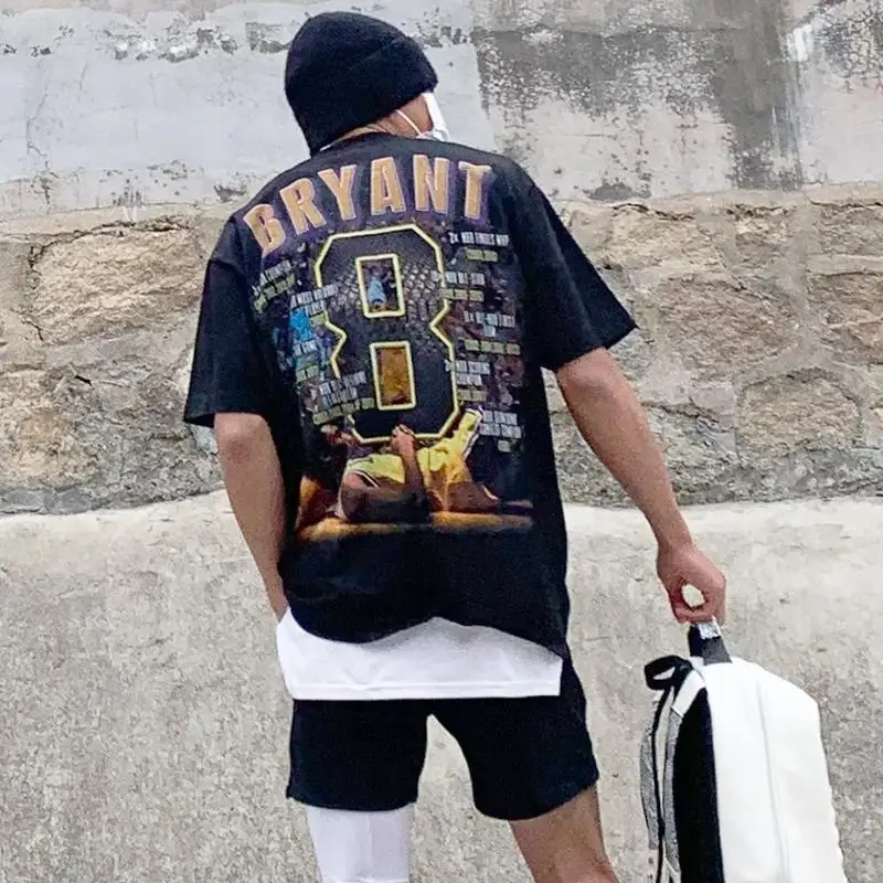 The Same StylePYT Kobe Star Printed Basketball Trendy Brand Short-sleeved American High Street T-shirt for Men Retro Vtg Hip-hop
The Same StylePYT Kobe Star Printed Basketball Trendy Brand Short-sleeved American High Street T-shirt for Men Retro Vtg Hip-hop
