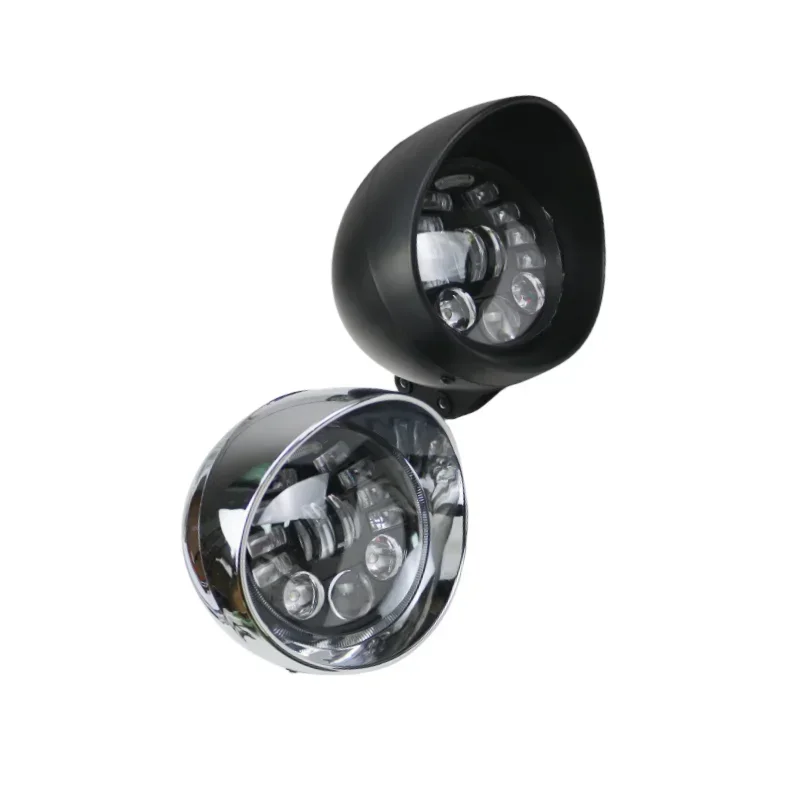 Motorcycle Custom Vintage 5.75" Headlight Spot Lamp for Chopper Bobber Softail Springer Cafe Racer Club Style Headlights
Motorcycle Custom Vintage 5.75" Headlight Spot Lamp for Chopper Bobber Softail Springer Cafe Racer Club Style Headlights