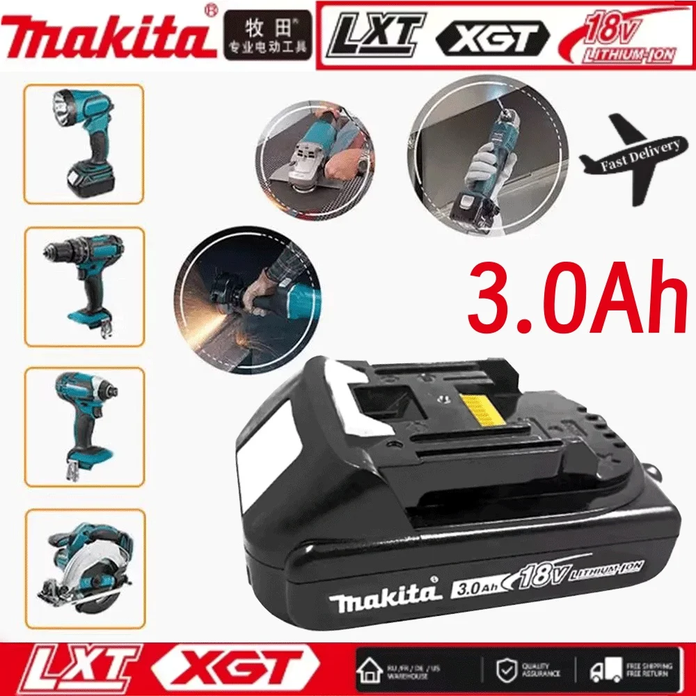 100% Genuine 3ah 18V Makita 3000mAh for Makita Battery BL1840 BL1830B BL1850B BL1850 BL1860 BL1815 Replacement Lithium Battery
100% Genuine 3ah 18V Makita 3000mAh for Makita Battery BL1840 BL1830B BL1850B BL1850 BL1860 BL1815 Replacement Lithium Battery