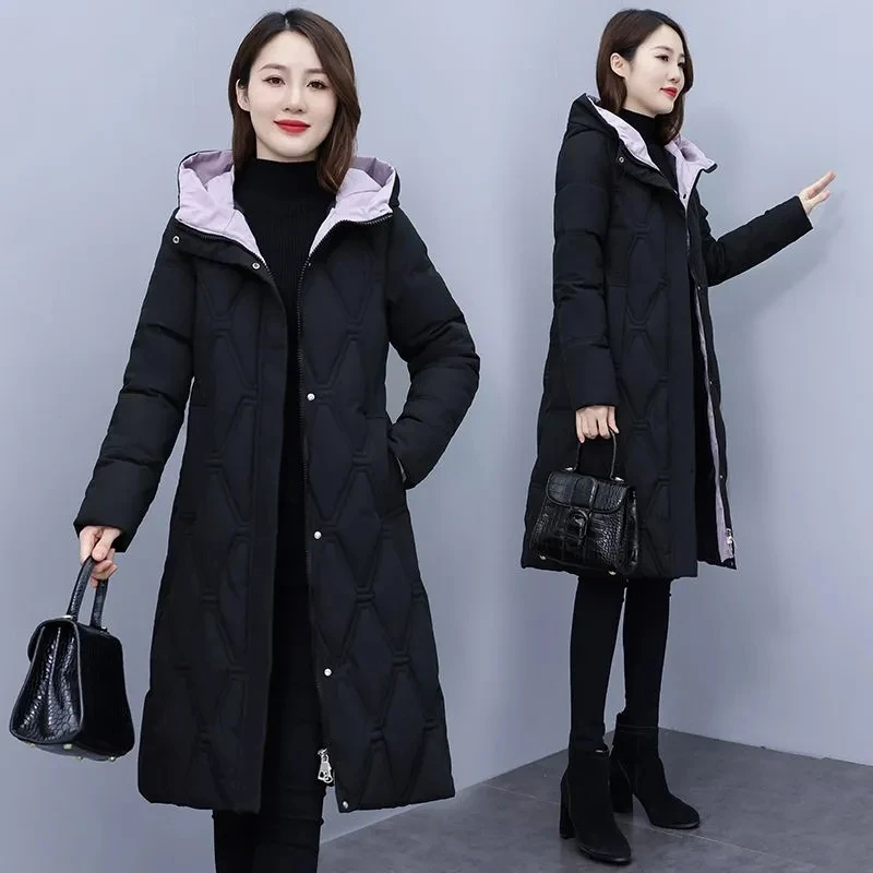 Cotton Jacket Womens Clothing 2023 Autumn Winter New Korean Loose Hooded Quilted Coat Female Large Size Thickened Long Casual Pa
Cotton Jacket Womens Clothing 2023 Autumn Winter New Korean Loose Hooded Quilted Coat Female Large Size Thickened Long Casual Pa