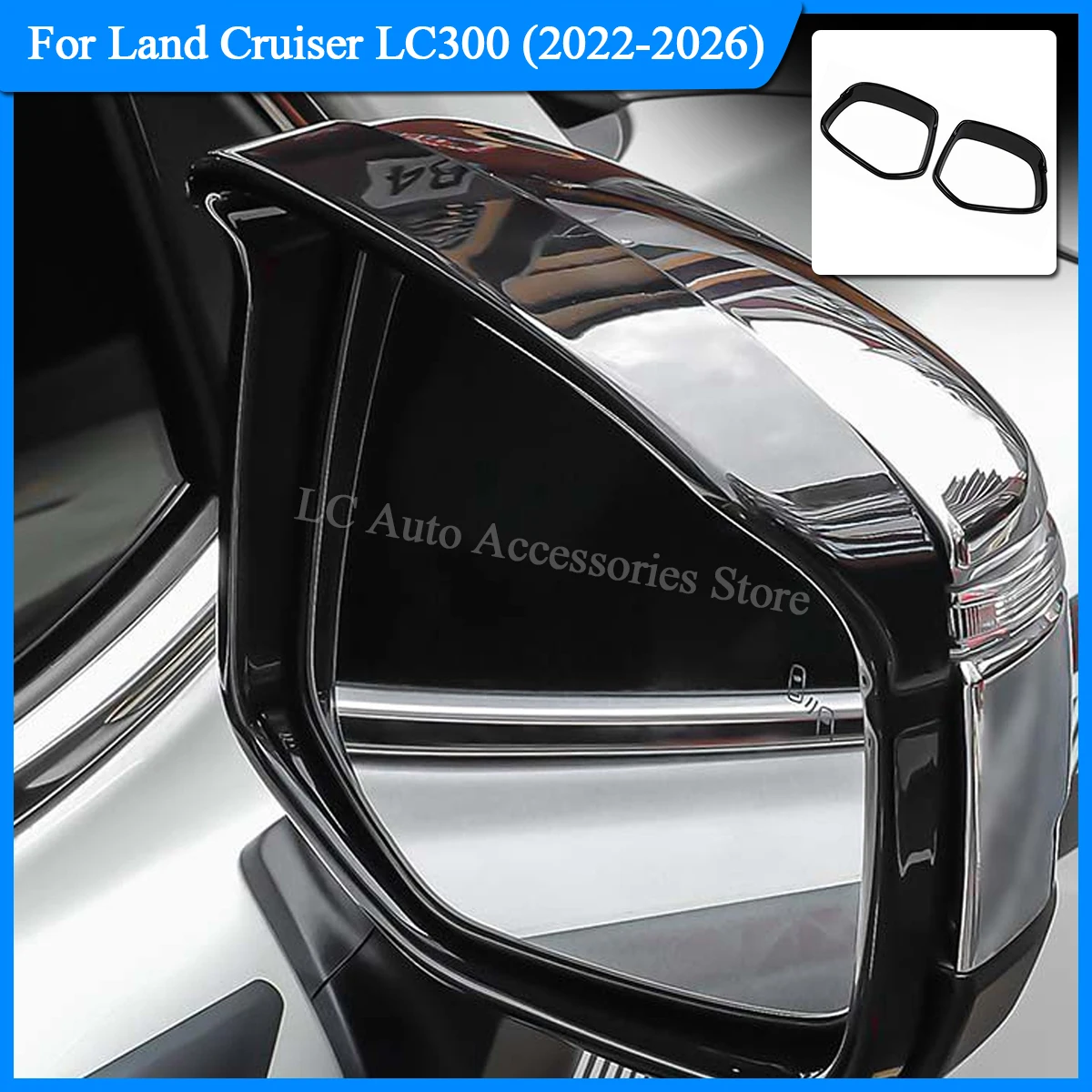 For 2022-2026 Land Cruiser LC300 Rearview Mirror Rainproof Cover Rain Eyebrow LC300 Exterior Upgrade Accessories
For 2022-2026 Land Cruiser LC300 Rearview Mirror Rainproof Cover Rain Eyebrow LC300 Exterior Upgrade Accessories