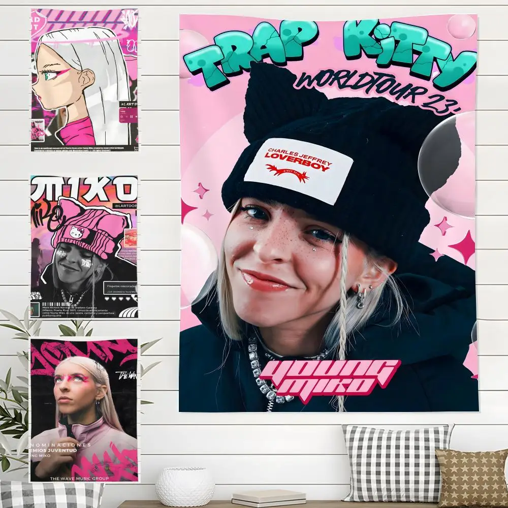 Популярный гобелен с изображением рэпера Y-Young Miko для использования в помещении и на улице, для гостиной, спальни, патио, прочный, универсальный декор, подходит для использования в любую погоду
Популярный гобелен с изображением рэпера Y-Young Miko для использования в помещении и на улице, для гостиной, спальни, патио, прочный, универсальный декор, подходит для использования в любую погоду