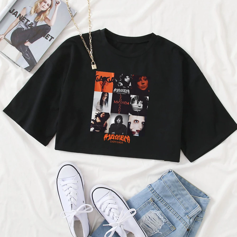 Lady Gaga MAYHEM 2025 Shirt Women O-Neck Short Sleeves Crop Tops T-shirt Fans Gift
Lady Gaga MAYHEM 2025 Shirt Women O-Neck Short Sleeves Crop Tops T-shirt Fans Gift