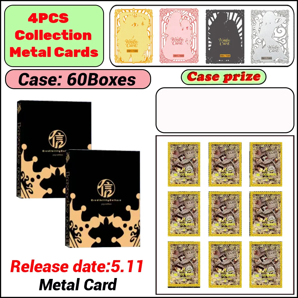 Wholesale New XinWenChuang Culture Studio One Piece Collection Cards Classic Laser Metal Cards Limited Collector's Set
Wholesale New XinWenChuang Culture Studio One Piece Collection Cards Classic Laser Metal Cards Limited Collector's Set