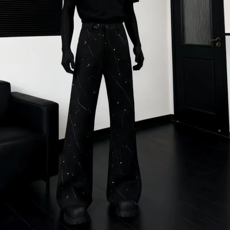 Retro Premium Sense Niche Splashing Ink Gypsy Micro-Latin Design Sense Ruffian Handsome Italian Pants Man Men Dress Pants
Retro Premium Sense Niche Splashing Ink Gypsy Micro-Latin Design Sense Ruffian Handsome Italian Pants Man Men Dress Pants