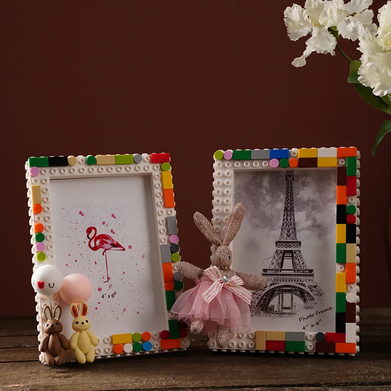 Diy Vertical Version Picture Frame 6 "7" Building Block Picture Frame Picture Frame Handmade Creative Gift Home Desktop Decor
Diy Vertical Version Picture Frame 6 "7" Building Block Picture Frame Picture Frame Handmade Creative Gift Home Desktop Decor