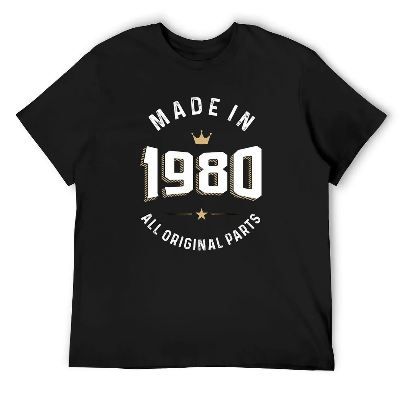 Made In 1980 All Original Parts T-Shirt blanks plain oversized t shirts for men
Made In 1980 All Original Parts T-Shirt blanks plain oversized t shirts for men