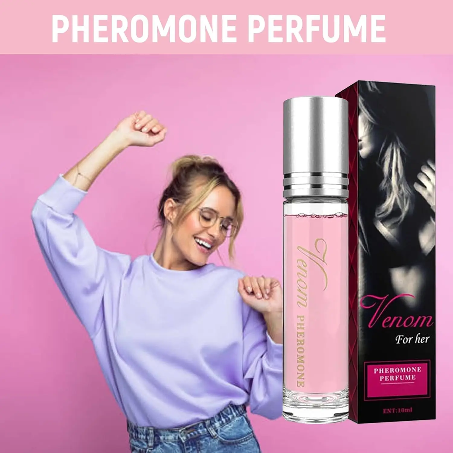 Women Pheromone Perfume - Long-lasting and Addictive Personal Roll-on Pheromone Perfume Oil Fragrance - Cologne for Women
Women Pheromone Perfume - Long-lasting and Addictive Personal Roll-on Pheromone Perfume Oil Fragrance - Cologne for Women