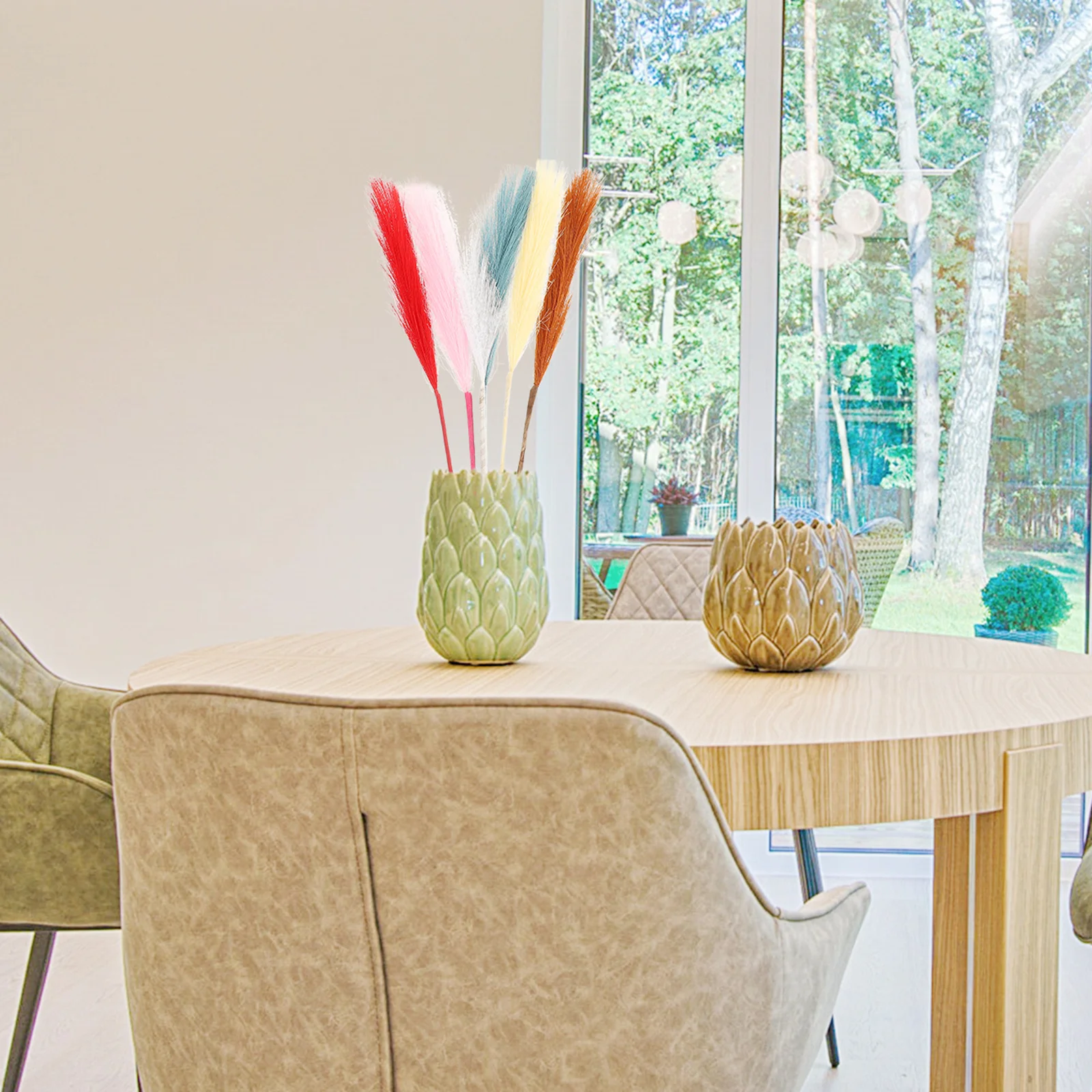 7Pcs Pampasgrass Reed Decor Artificial Simulated Natural Colors for Home Office Party Wedding Reed Arrangement DIY Vase Display
7Pcs Pampasgrass Reed Decor Artificial Simulated Natural Colors for Home Office Party Wedding Reed Arrangement DIY Vase Display