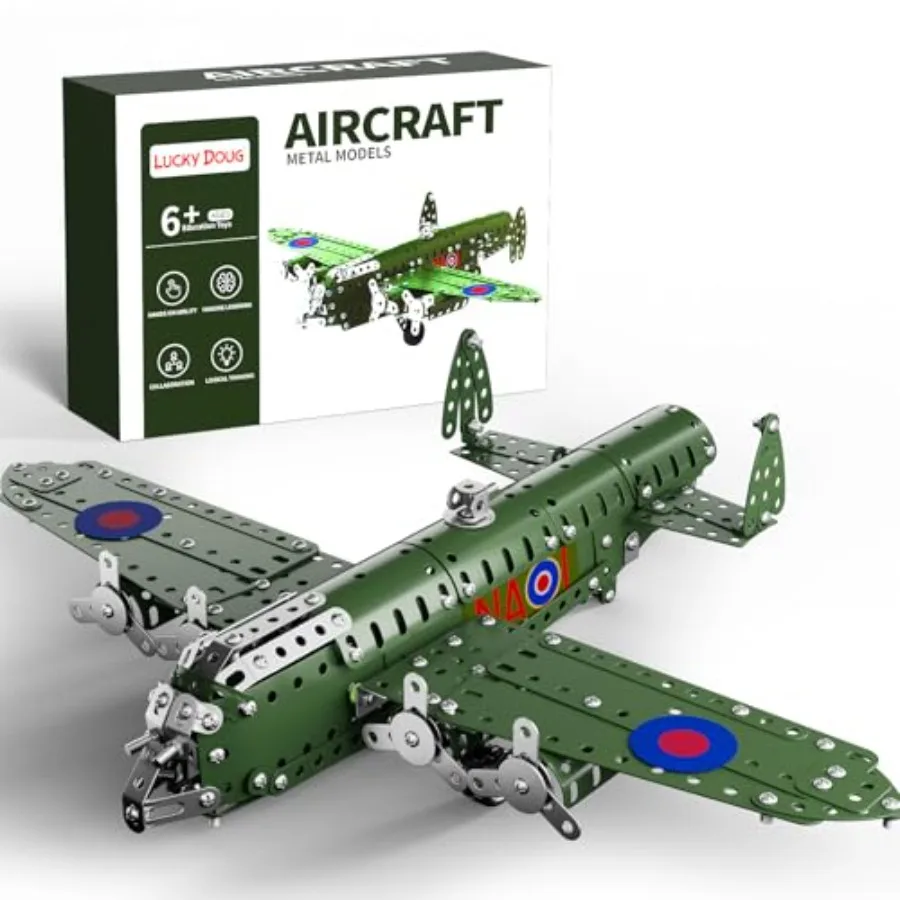 STEM Building Projects Model Airplane Set - 389 Pieces STEM Project Building Toys for Ages 8-12, Assembly Science Kit Education
STEM Building Projects Model Airplane Set - 389 Pieces STEM Project Building Toys for Ages 8-12, Assembly Science Kit Education
