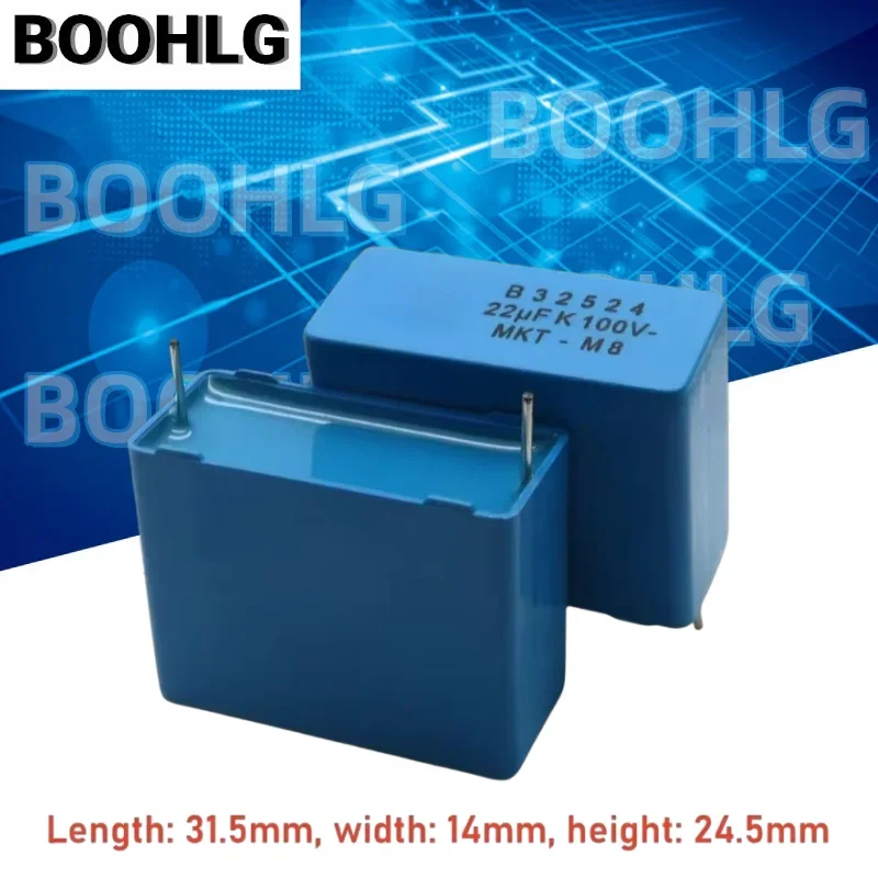 2PCS 100V 22uF 226 63V B32524Q1226K Calibration capacitor thin film
2PCS 100V 22uF 226 63V B32524Q1226K Calibration capacitor thin film