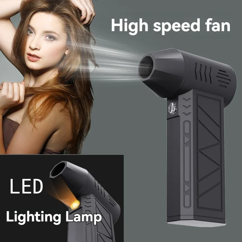 2025 Violent Turbofan Mini Camping outdoor handheld fan 130,000 high speed brushless High speed blower dust blower
2025 Violent Turbofan Mini Camping outdoor handheld fan 130,000 high speed brushless High speed blower dust blower