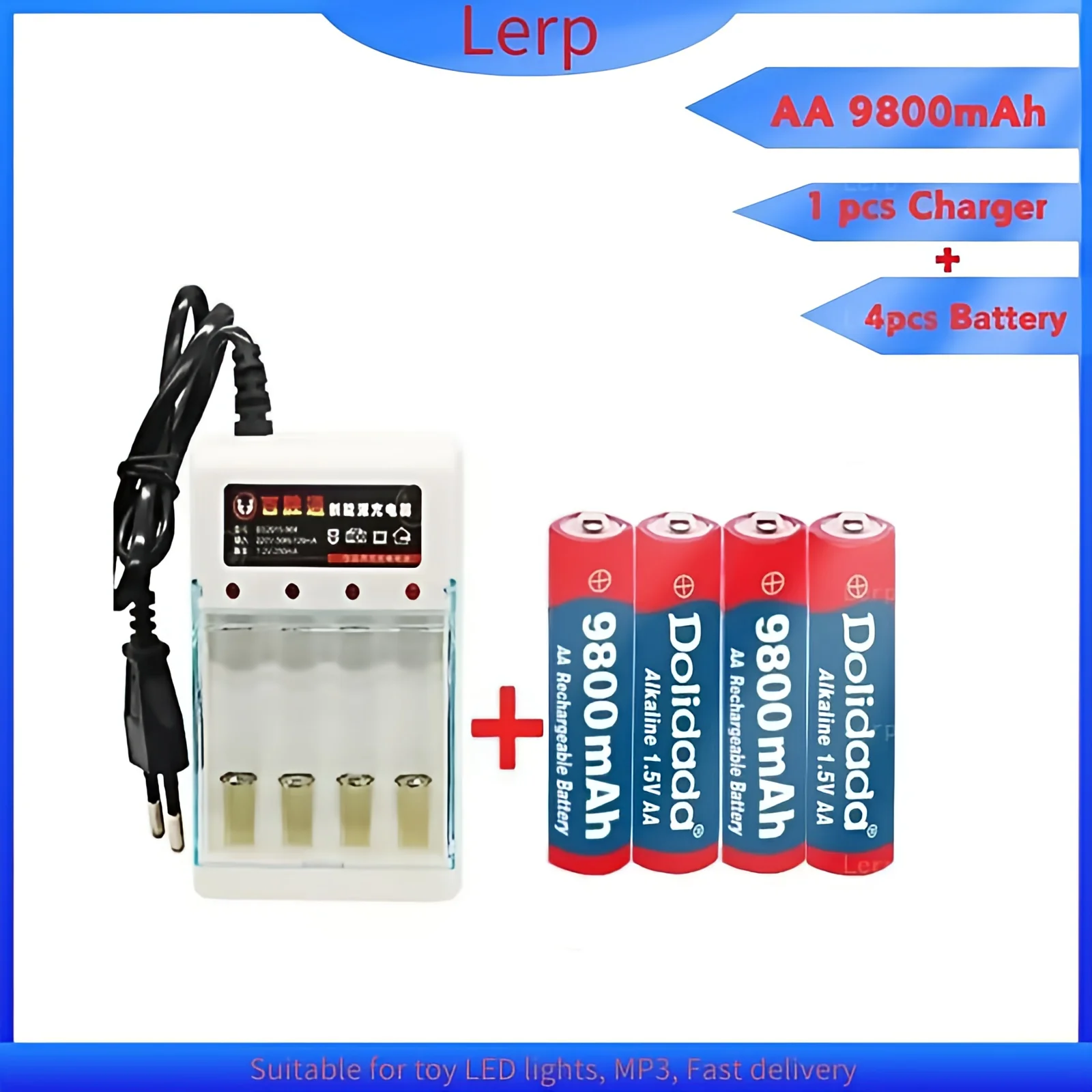 4-20PCS high-performance AA9800mAh alkaline battery, widely used in alarms, cameras, and matching chargers, free delivery
4-20PCS high-performance AA9800mAh alkaline battery, widely used in alarms, cameras, and matching chargers, free delivery