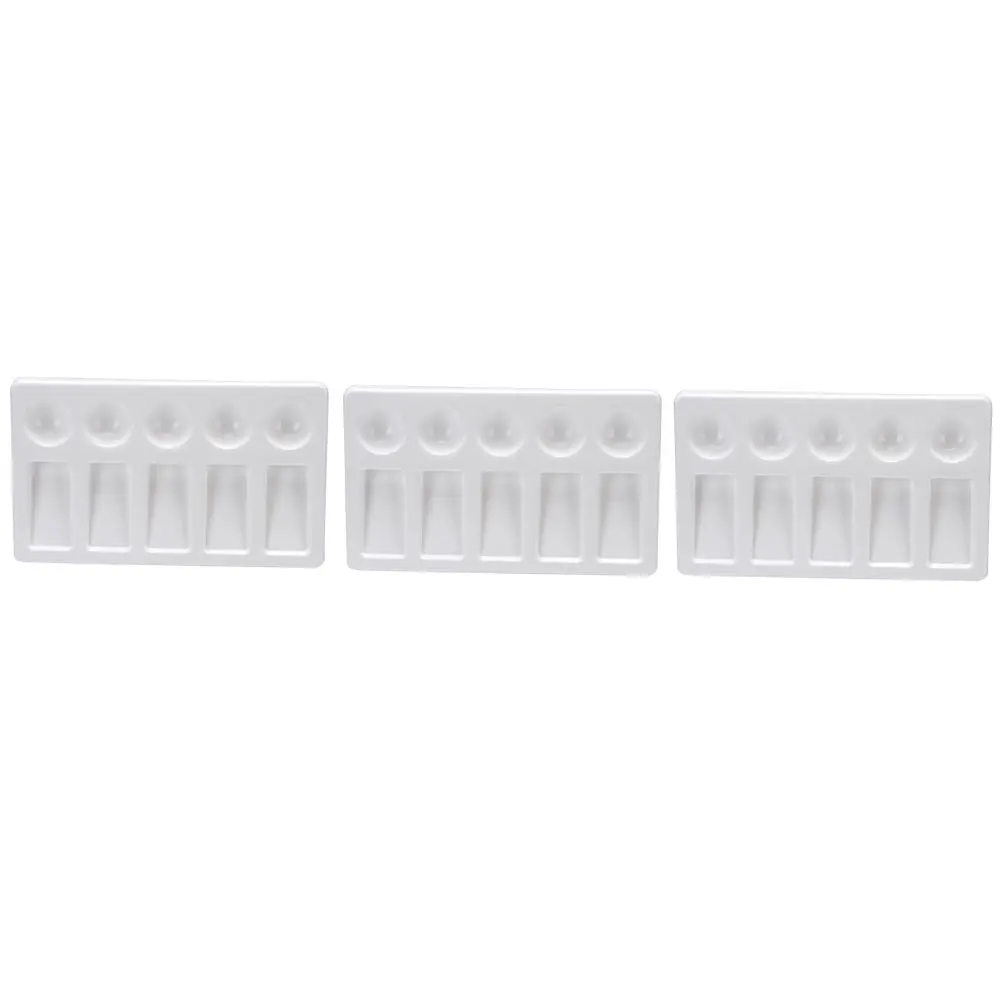 3 Pcs Tray Plastic Palette Watercolor Mixing Paint Rectangle Rectangular Trays White Painting Plate
3 Pcs Tray Plastic Palette Watercolor Mixing Paint Rectangle Rectangular Trays White Painting Plate