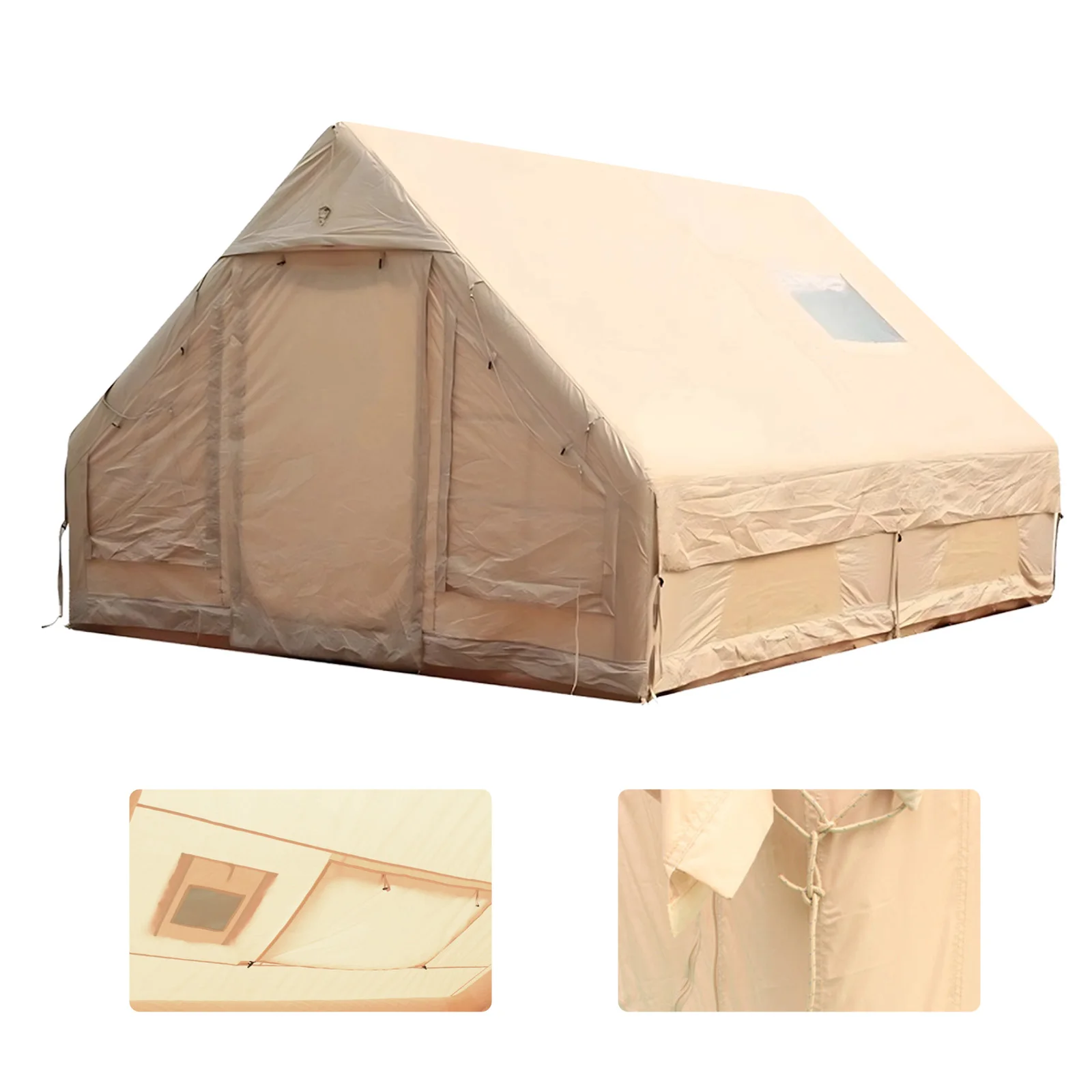 Air Glamping Tents with Pump Inflatable Camping Tent Waterproof Windproof for Outdoors
Air Glamping Tents with Pump Inflatable Camping Tent Waterproof Windproof for Outdoors