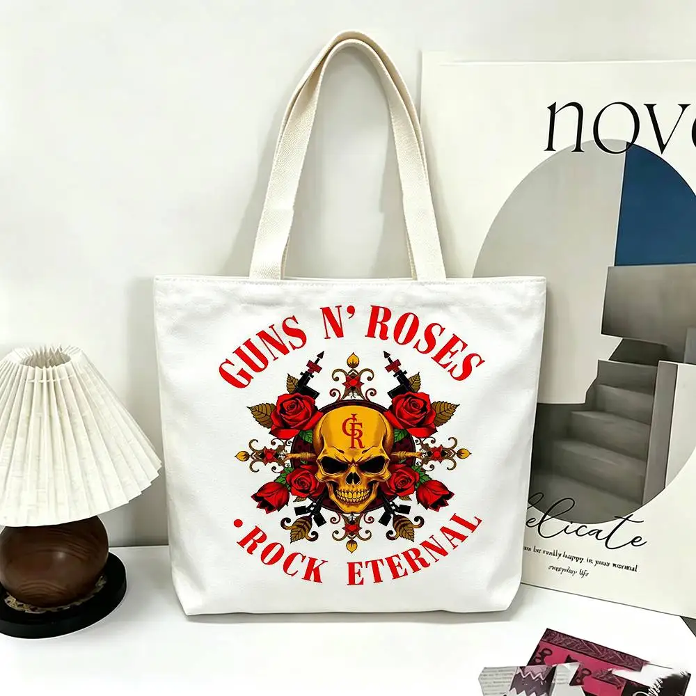 G-Guns N R-Roses Printed Canvas Tote Bag Shoulder Bag Commuter Mommy Shopping Bag
G-Guns N R-Roses Printed Canvas Tote Bag Shoulder Bag Commuter Mommy Shopping Bag