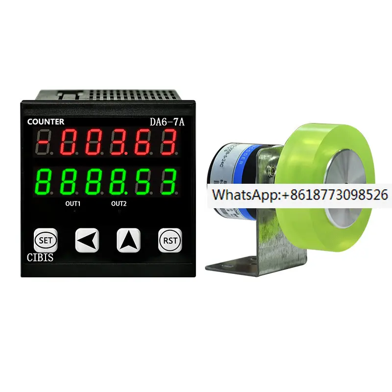 Length Meter Roller Type Intelligent Digital Display Electronic Belt Controlled Cutting Meter Code Meter DC24V AC220V
Length Meter Roller Type Intelligent Digital Display Electronic Belt Controlled Cutting Meter Code Meter DC24V AC220V