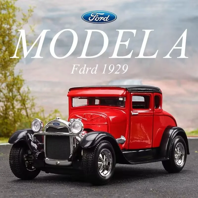 Модель автомобиля Maisto 1:24 1929 Ford, модель автомобиля из сплава в стиле ретро, литой металлический игрушечный классический автомобиль, модель высокой симуляции, детские подарки
Модель автомобиля Maisto 1:24 1929 Ford, модель автомобиля из сплава в стиле ретро, литой металлический игрушечный классический автомобиль, модель высокой симуляции, детские подарки