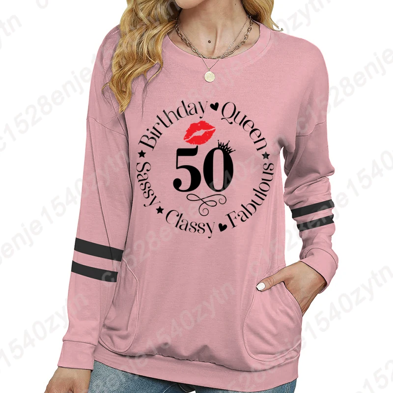 Blouses For Women Birthday Gifts Sweatshirt Women 50 Birthday Queen Graphic Idea Blouses Retro 1975 Print Sweatshirt
Blouses For Women Birthday Gifts Sweatshirt Women 50 Birthday Queen Graphic Idea Blouses Retro 1975 Print Sweatshirt