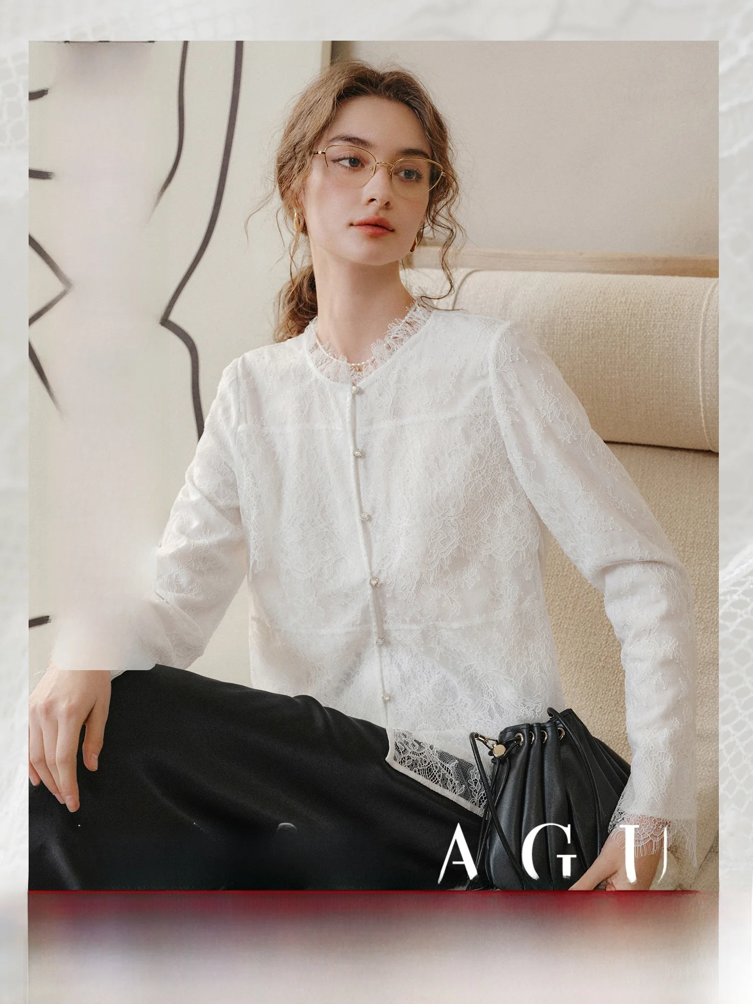 Женская легкая гибкая блузка Ele Lace с длинным рукавом, однотонная, прямого кроя, для весеннего образа в стиле Austin Romance
Женская легкая гибкая блузка Ele Lace с длинным рукавом, однотонная, прямого кроя, для весеннего образа в стиле Austin Romance