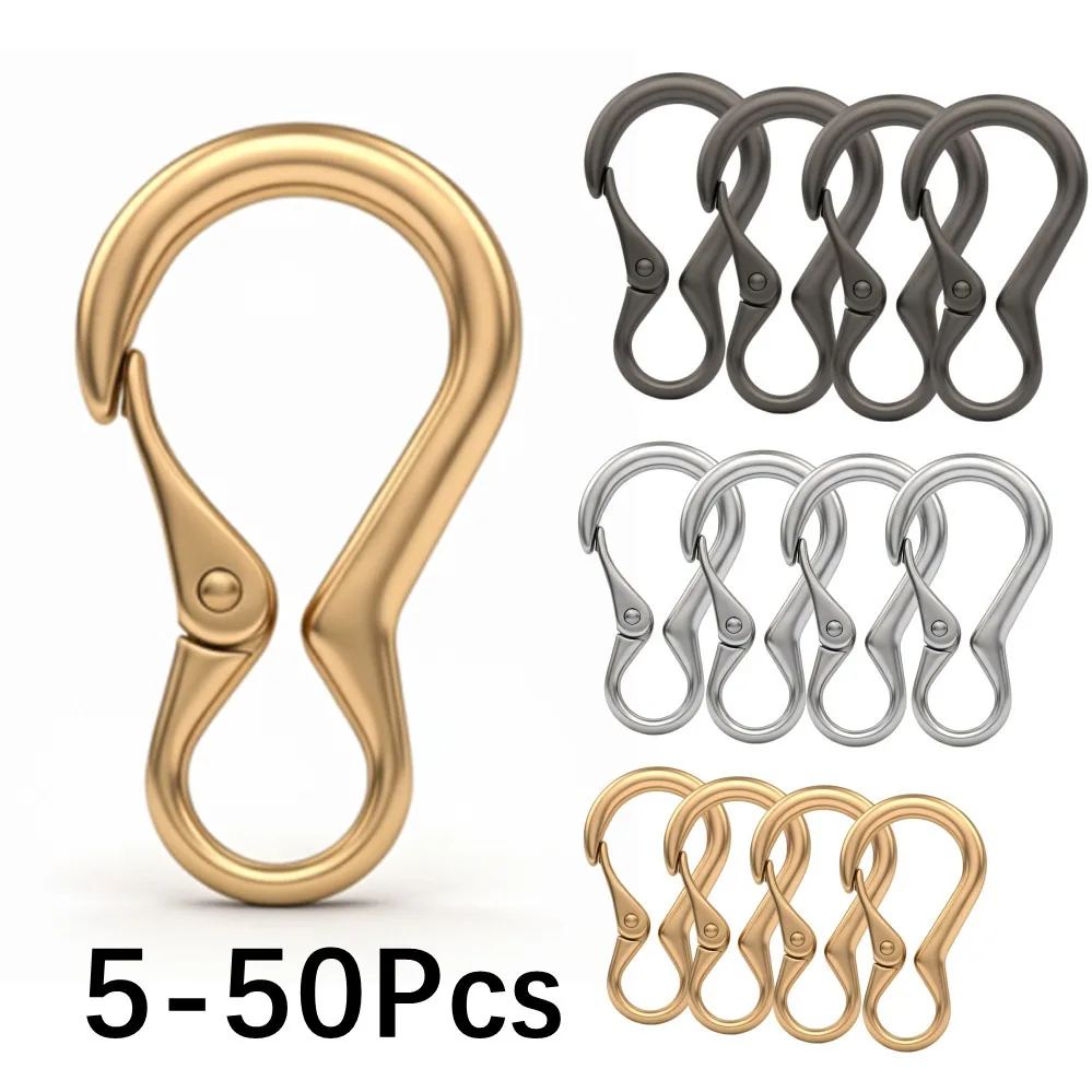 5-50Pcs Metal 8-Character Keychain Hook, Simple Keychain, School Bag Accessories, Shoulder Bag Pendant, Creative Waist Buckle
5-50Pcs Metal 8-Character Keychain Hook, Simple Keychain, School Bag Accessories, Shoulder Bag Pendant, Creative Waist Buckle
