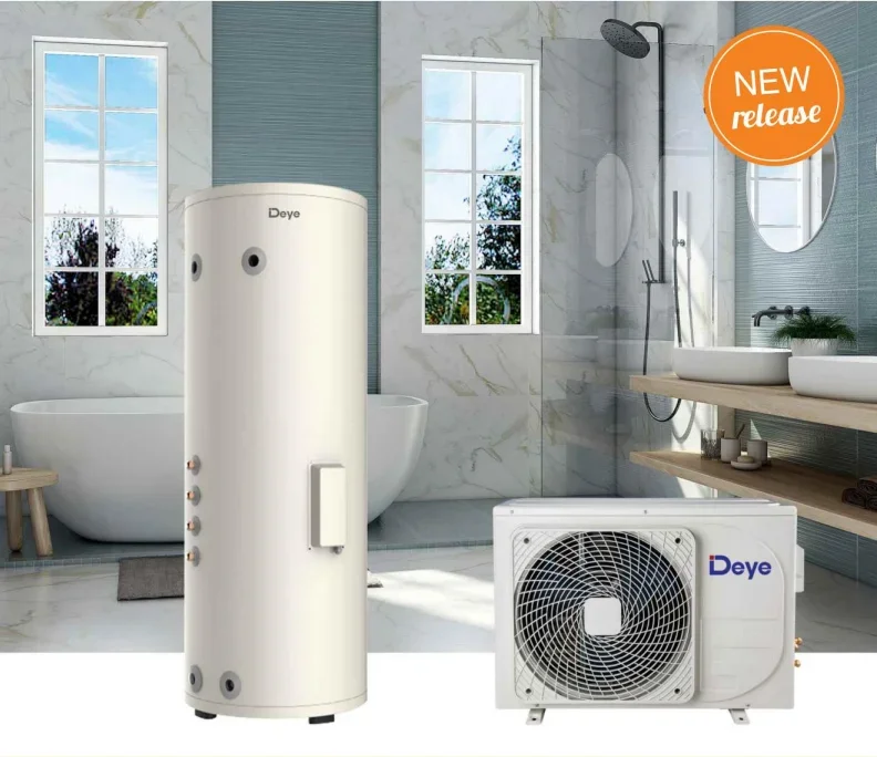 【Hot】300L Deye Solar Water Heater for Home Use with Best Price, Hybrid AC/DC Split Hot Water Heat Pump
【Hot】300L Deye Solar Water Heater for Home Use with Best Price, Hybrid AC/DC Split Hot Water Heat Pump