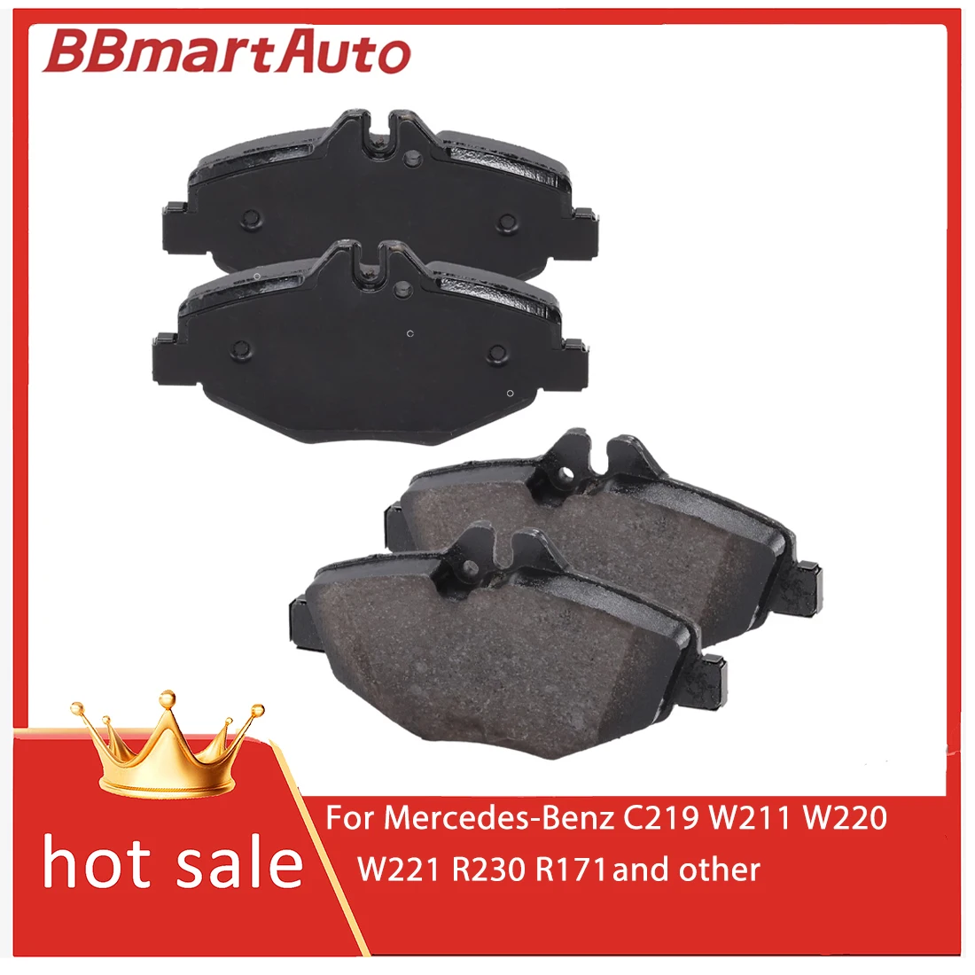 0044204720 Rear brake pads for Mercedes-Benz C219 W211 W220 W221 R230 R171 and other.Hot selling auto parts
0044204720 Rear brake pads for Mercedes-Benz C219 W211 W220 W221 R230 R171 and other.Hot selling auto parts