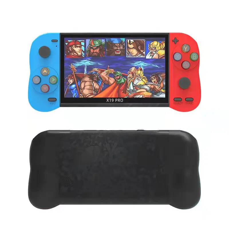 Консоль игровая X19 Pro в ретро стиле, 5,1 дюйма, Tft-экран, классические игры 6800, двойной джойстик
Консоль игровая X19 Pro в ретро стиле, 5,1 дюйма, Tft-экран, классические игры 6800, двойной джойстик