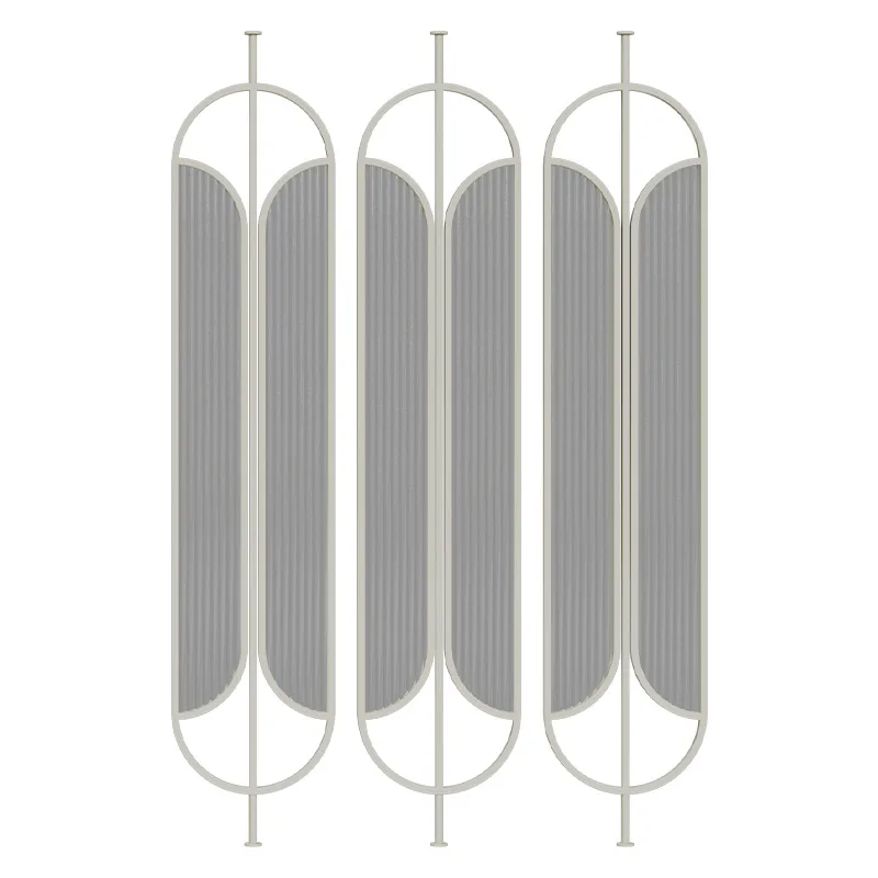 Stainless steel Changhong ultra-white glass screen partition living room simple
Stainless steel Changhong ultra-white glass screen partition living room simple