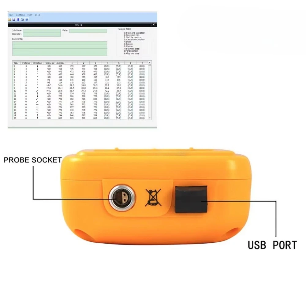 Portable Leeb Hardness Tester Colorful Display Curve Graph Top Grade Hardness Tester(Two Colors)
Portable Leeb Hardness Tester Colorful Display Curve Graph Top Grade Hardness Tester(Two Colors)
