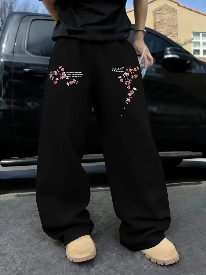 New Sakura Men's Pants Japanese Style Sakura 3D Printed Straight Pants Casual Summer Beach Women's Couple Pants
New Sakura Men's Pants Japanese Style Sakura 3D Printed Straight Pants Casual Summer Beach Women's Couple Pants