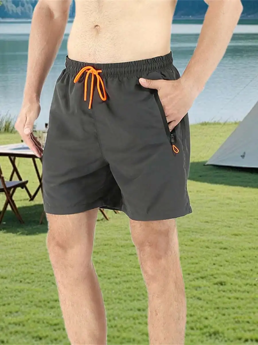 Men Board Shorts With Drawstring Elastic Waist Contrast Color Summer Beach Swim Trunks
Men Board Shorts With Drawstring Elastic Waist Contrast Color Summer Beach Swim Trunks