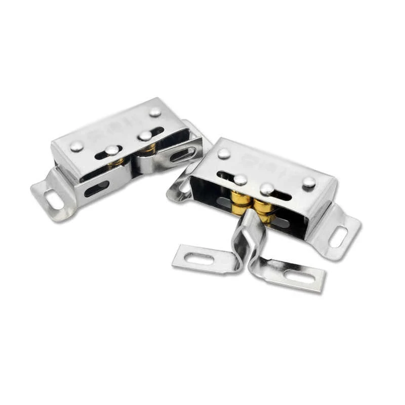 Stainless Steel Button Household Wardrobe Door Buckle Bead Double Wheel Spring Fixed Lock Bookcase Cabinet Door Buckle
Stainless Steel Button Household Wardrobe Door Buckle Bead Double Wheel Spring Fixed Lock Bookcase Cabinet Door Buckle