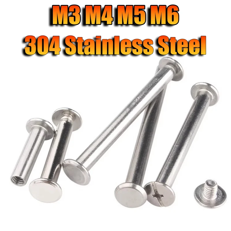 10/20set M3 M4 M5 M6 304 Stainless Steel Binding Chicago Screw Leather Bag Accounk Photo Album Screw Books Butt Assembling Bolts
10/20set M3 M4 M5 M6 304 Stainless Steel Binding Chicago Screw Leather Bag Accounk Photo Album Screw Books Butt Assembling Bolts