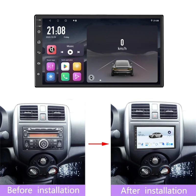 7 Inch CarPlay Monitor Android 15 Autoradio for Nissan Tiida 2006-2013 with GPS FM Radio AutoRadio
7 Inch CarPlay Monitor Android 15 Autoradio for Nissan Tiida 2006-2013 with GPS FM Radio AutoRadio