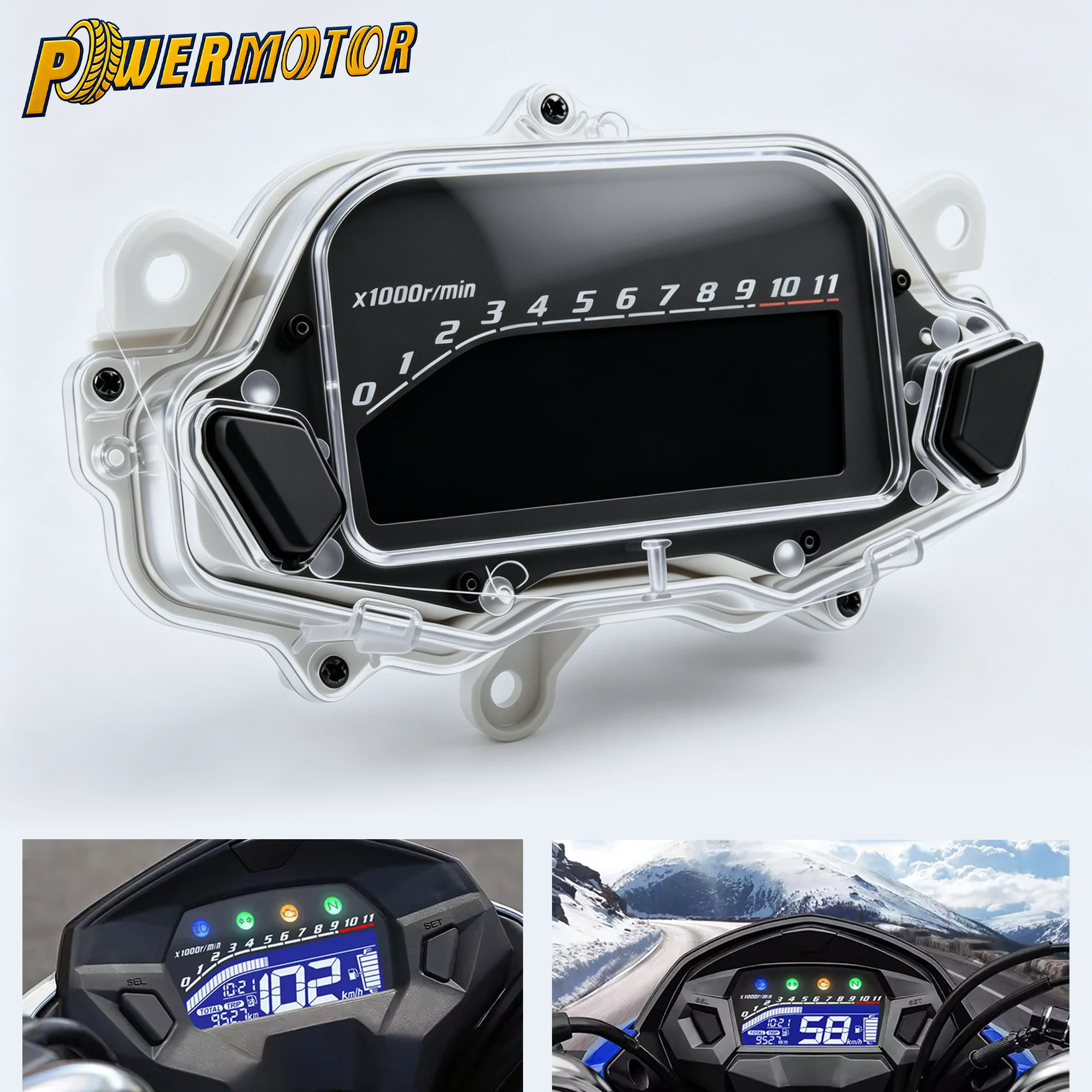 Plug&Play Digital Dash Speedometer Tachometer Oil Level Indicator For Honda Titan 160 CG160 Fan Cargo 160 2015-2023
Plug&Play Digital Dash Speedometer Tachometer Oil Level Indicator For Honda Titan 160 CG160 Fan Cargo 160 2015-2023